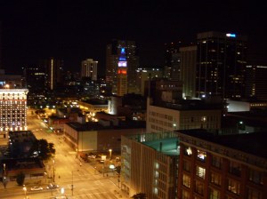 Downtown Denver--view from my room