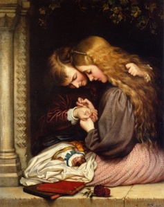 "The Thorn" by Charles West Cope, 1866