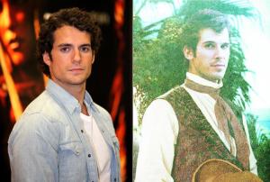 Henry Cavill and the guy who was chosen to represent him on the cover of FTH.