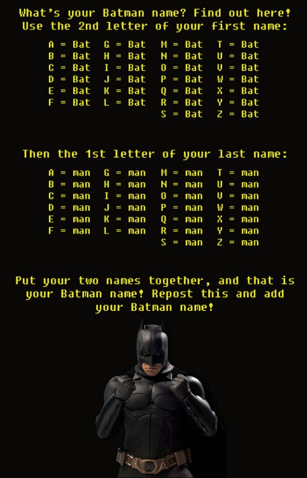Batman Name