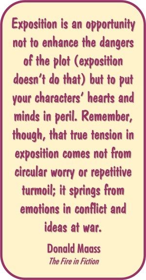 Donald Maass on Exposition