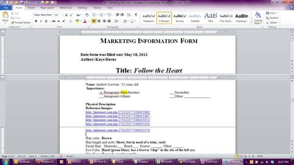 Marketing-Cover Info