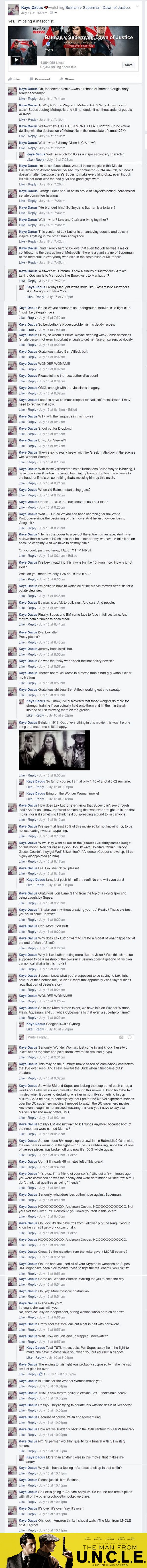 Thoughts I Had While Watching ‘Batman v Superman’ | KayeDacus.com